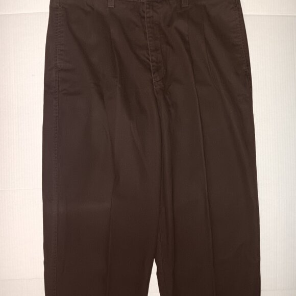 DOCKERS KHAKIS MEN'S BROWN PANTS - Picture 5 of 8